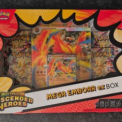 FREE Tracked Shipping. Pokemon Ascended Heroes Mega Emboar ex box