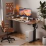100 x 60 cm Standing Desk, Electric Height Adjustable Desk with 2 Hooks Image 7