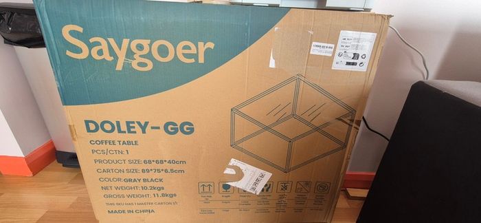 New Unopened Glass Coffee Table