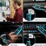 9 in 1 Network Cable Tester with Battery,Wire Tracker RJ45 RJ11 LAN Cable Toner Telephone Line Finder Cat5 Cat6 Ethernet Cable Tracer Kit Sensitivity-Adjust Continuity-Check for Cable Collation (FREE POSTAGE) Image 4