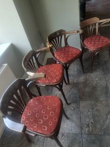 vintage bentwood armchairs