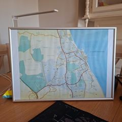 Framed Greystones Map c.2005