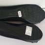 Hush Puppies Candida Pump Black Leather Low Wedge Shoes New With Box UK3 CAN POST Image 5