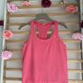 Lululemon size 10 race back top coral shade Image 7