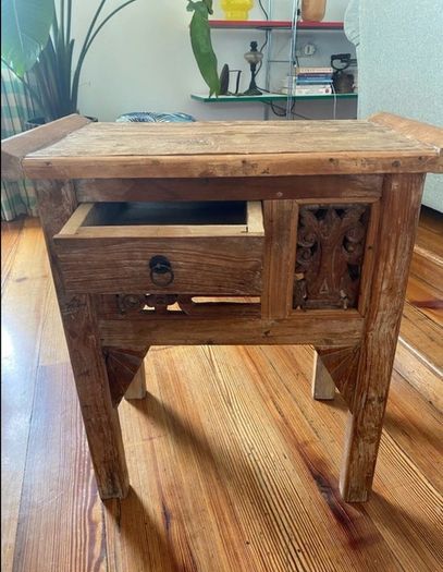 Solid Wood imported Side Table or Locker