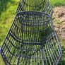 Black garden chairs Image 4