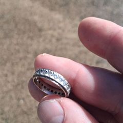 9k Gold 1970'S Full Eternity Ring(3 grams)