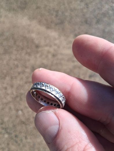 9k Gold 1970'S Full Eternity Ring(3 grams)