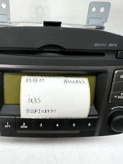 Hyundai Ix35 2015 Radio/cd/stereo Head Unit 961502y010tjn A2l6b6s
