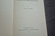 The Economics of Air Mail Transportation by  Paul.T David 1934