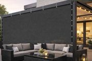 90% Sun Shade Cloth, 10 x 12 ft Pergola Shade Cover with Stainless Steel Grommets