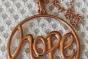 Hope sterling silver necklace