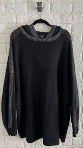 Plus Size Long Hooded Jumper