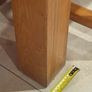Solid Oak Dining Table with 6 Chairs Image 6