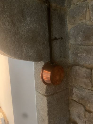 Antique copper pot