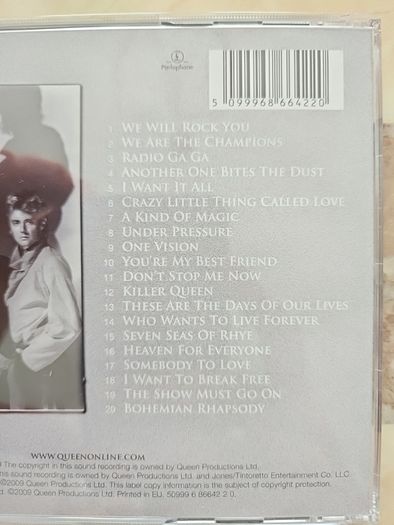 Queen CD - Absolute Greatest