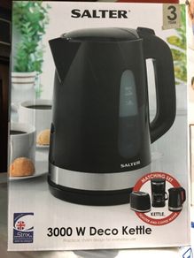 1.7 Litre Black Kettle