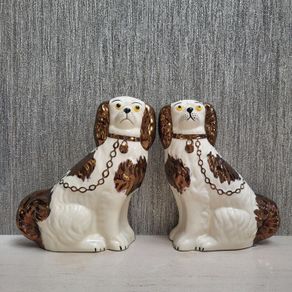 Old Court Ware Staffordshire Dogs