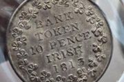 1813 Silver Irish 10p.