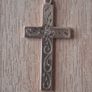 375 yellow  gold cross pendant Image 4