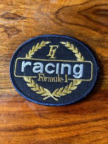 F1 racing clothing patch