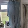 Seraphine Denim Blue Maternity Shirt Dress Size Small Image 2