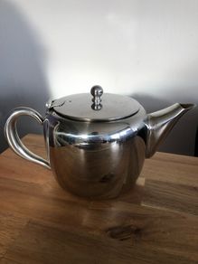 Vintage Stainless Steel Kettle