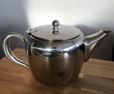 Vintage Stainless Steel Kettle