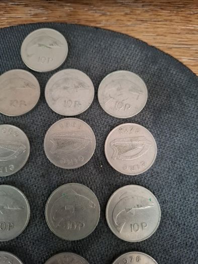 Irish 10 pence coin