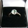 Vintage 9Ct Yellow Gold 375 Emerald  Ring size:P 2,18g Image 4