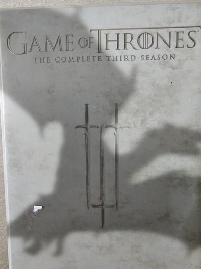 The complete second third fourth fifth and sixth Game of Thrones dvd sets