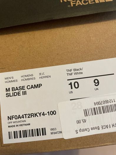 North face slide