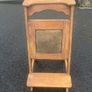 1900s art deco oak prayer chair Image 4