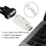 Male to Female HDMI-compatible to VGA Adapter HD 1080P Audio Cable Converter For PC Laptop TV Box Computer Display Projector Image 9