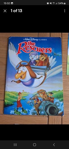 Walt Disney  Classic THE RESCUERS  pres kit