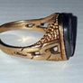 Vintage 9ct Gold Mens Signet Ring Image 5