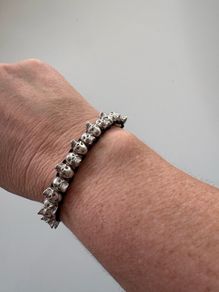 Links of London silver skulls bracelet