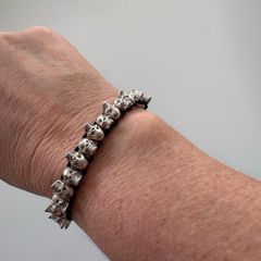 Links of London silver skulls bracelet