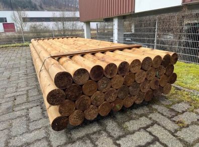 round wood palisades