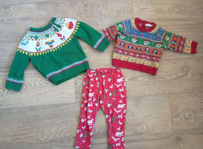 Christmas clothing bundle 12-18 months