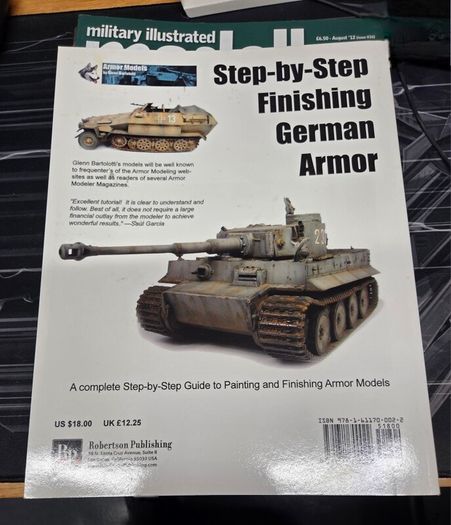 Step by Step finishing German Armor scale modelling book