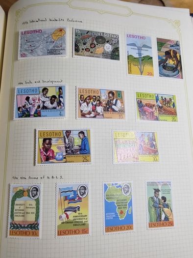 Stamp album 153 Botswana, Lesotho