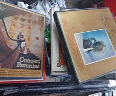 large collection of records