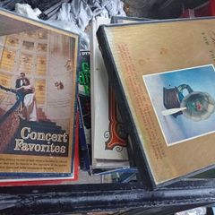 large collection of records