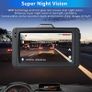 Dash Cam Front and Rear Dashcam 1080P Full HD Dash Camera In Car Camera Dashboard Camera Dash Cams for Cars with Free 32G SD Card, 3" LCD, Night Vision, F2.0, WDR, G-Sensor, Parking Monitor Image 2