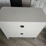 IKEA BUSUNGE 2-Drawer Chest White, Discontinued, Very Good Condition Image 2