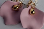 Blushing Blossom Petal Drop Earrings