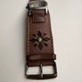 Fossil Wide Cuff Watch | Vintage Style Leather Strap | Brown | Unique Statement Watch Image 5