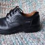 Clarks gortex black leather shoes size 10 Image 4