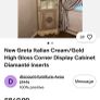High gloss corner display cabinet Image 2
